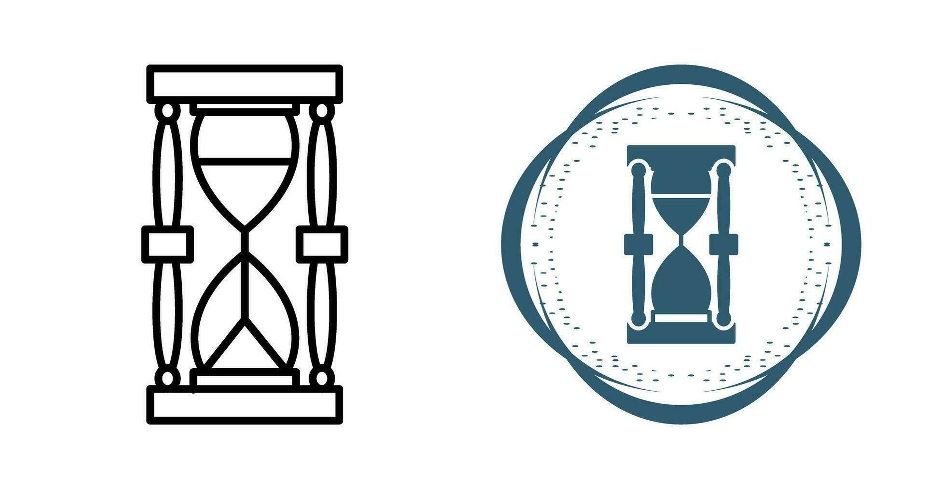 Sand glass Vector Icon