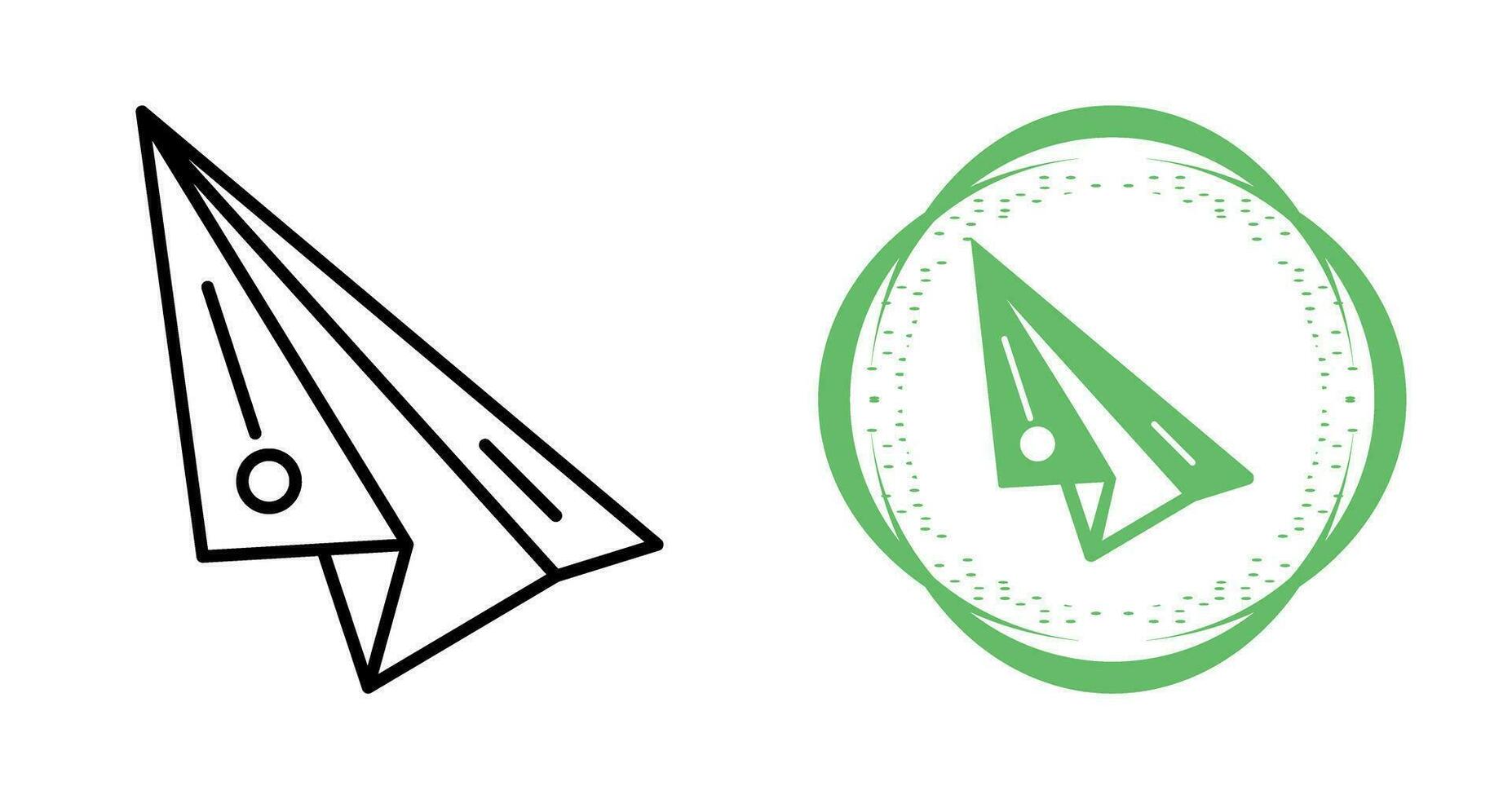 Paper Plane Vector Icon