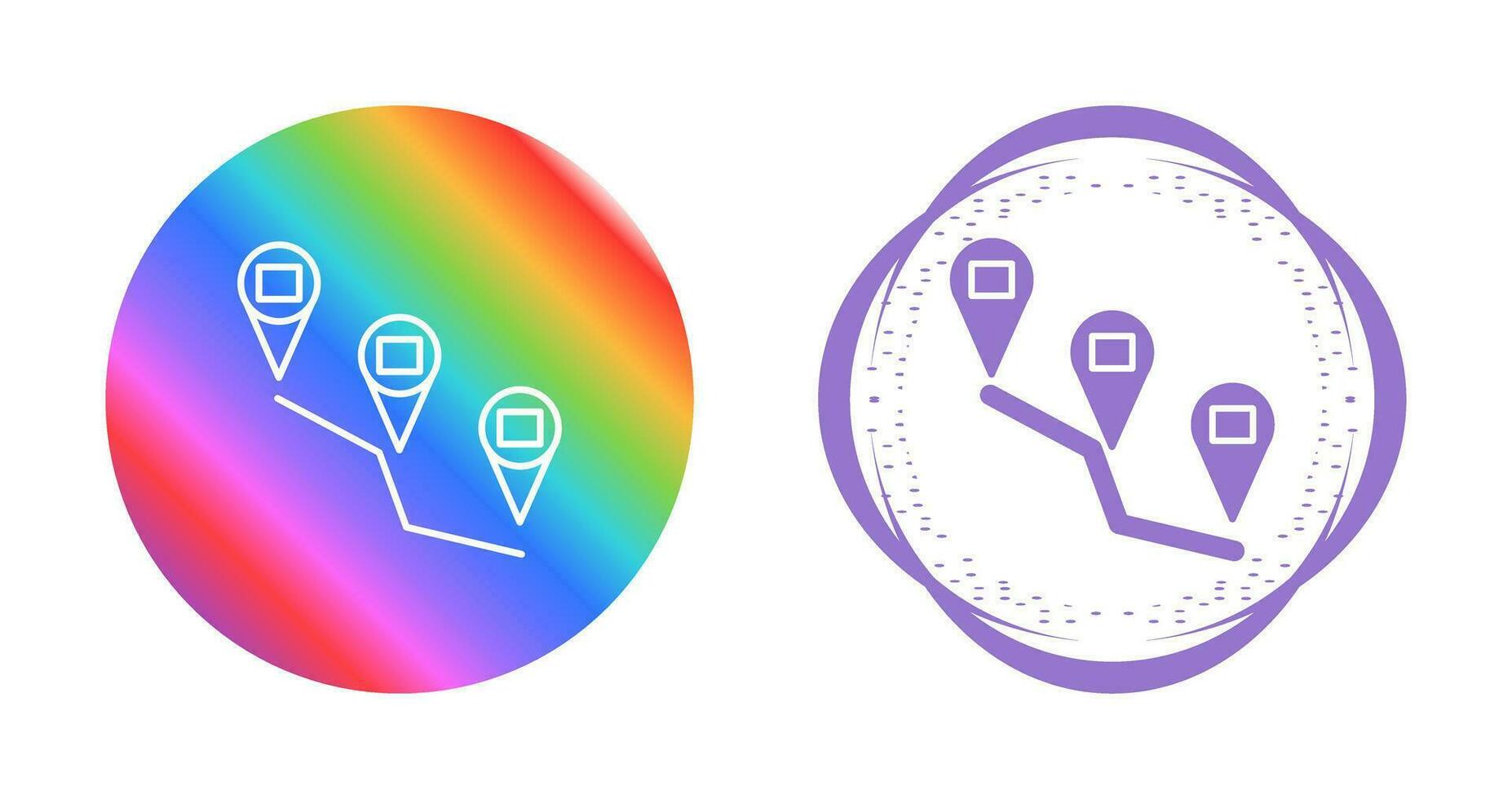 Reaching Destination Vector Icon