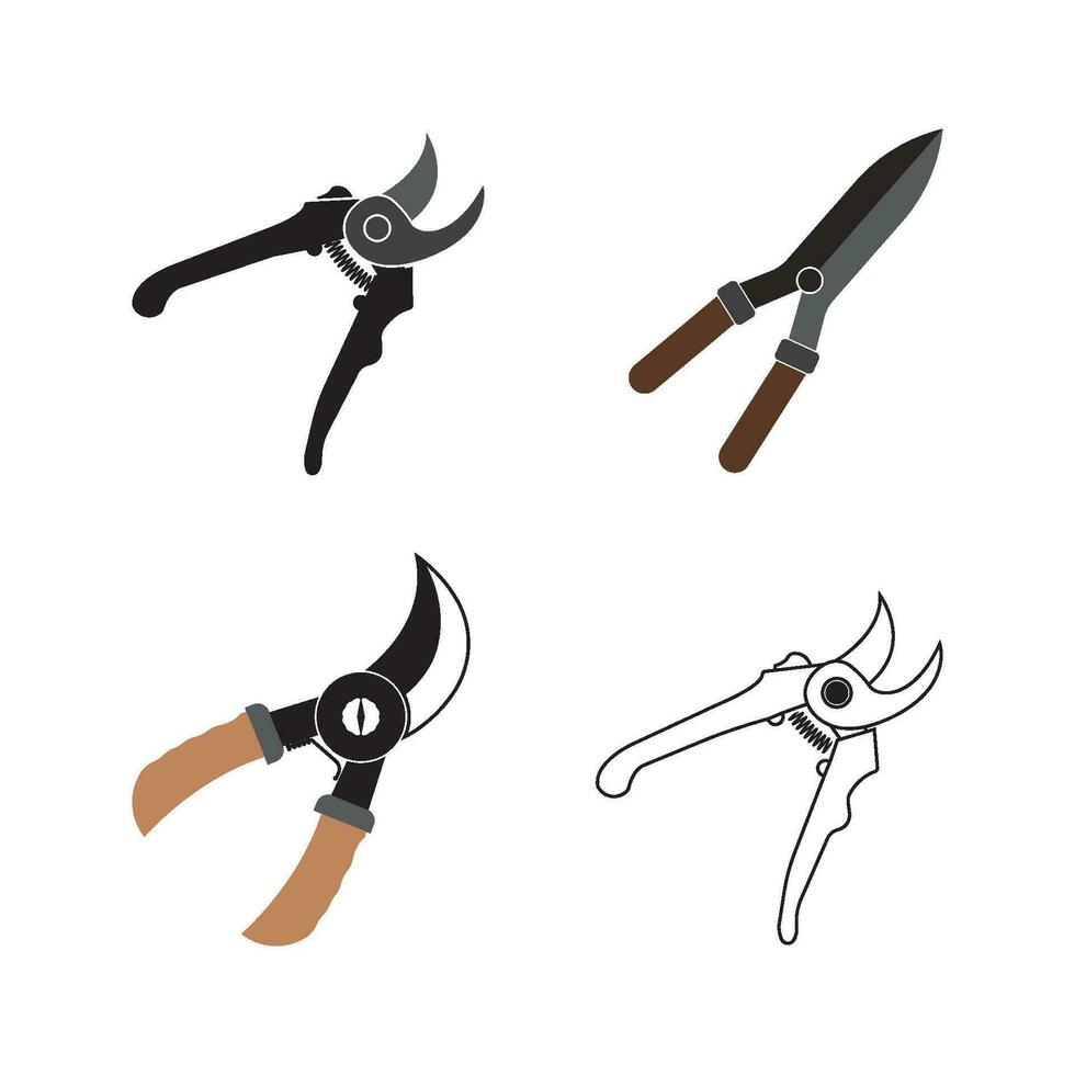 Garden Shears icon vector