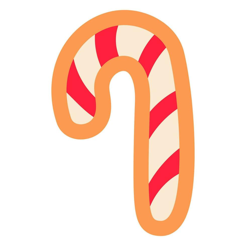 cookie christmas sweetness baking gift icon element vector