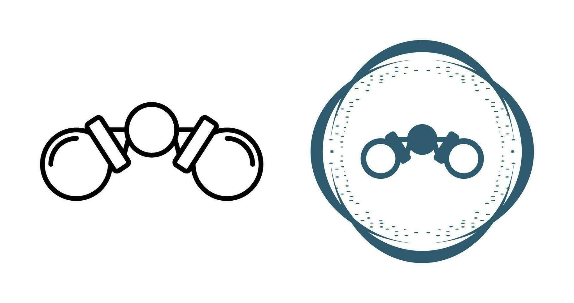 Binoculars Vector Icon