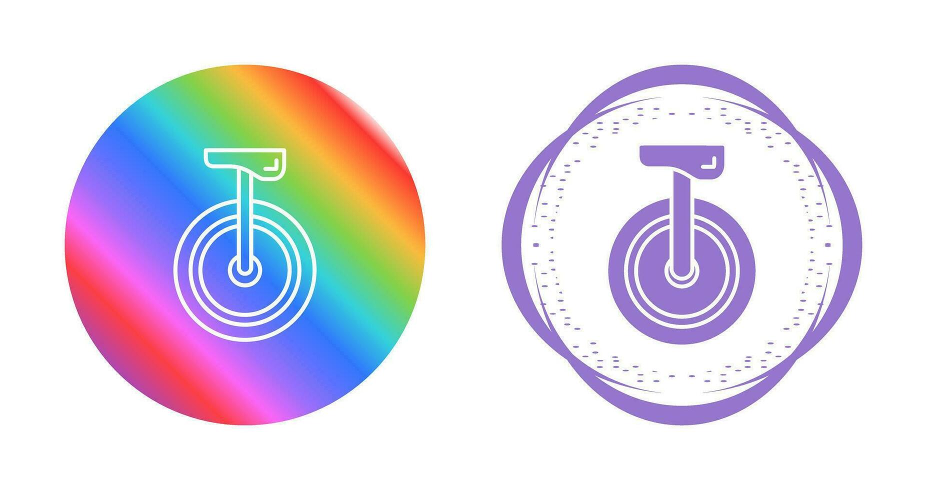 Unicycle Vector Icon