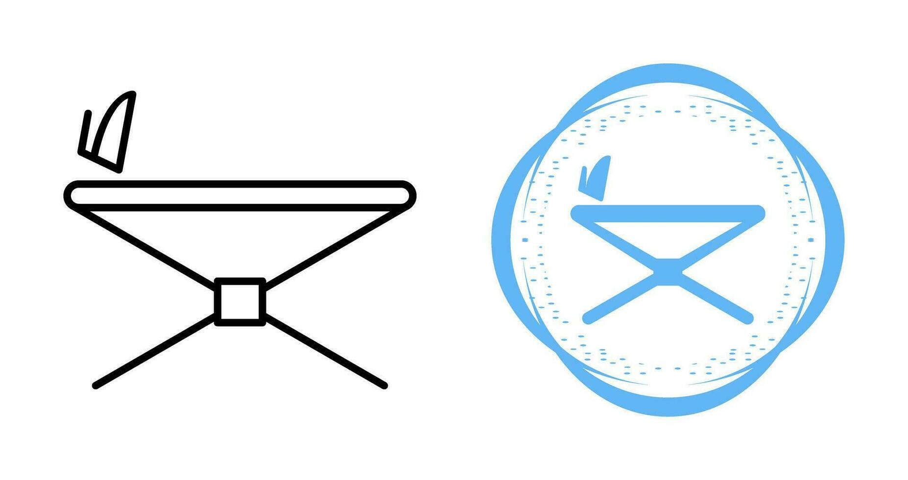 Iron Stand Vector Icon