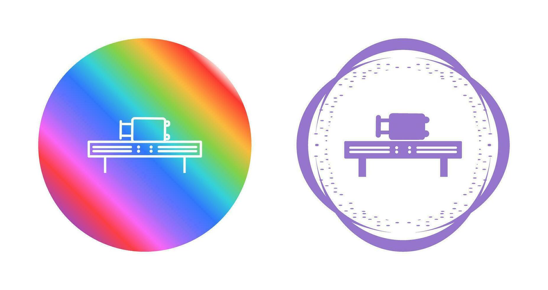 Checking Bag Vector Icon