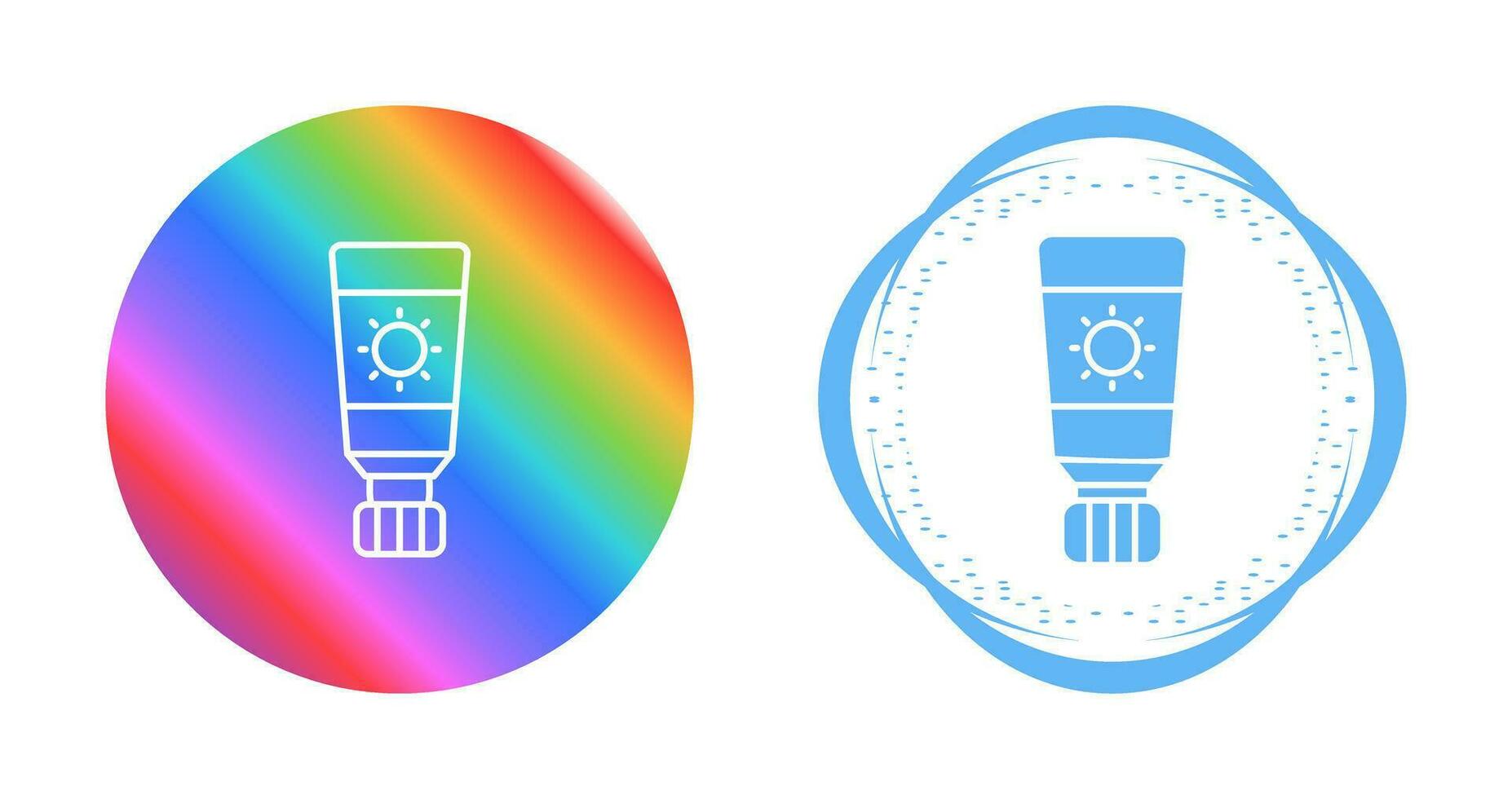 Sunscreen Vector Icon