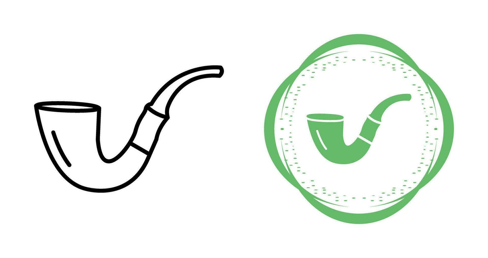 Cigar Pipe Vector Icon