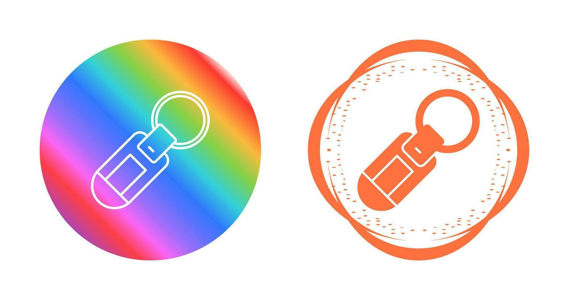 Keychain Vector Icon