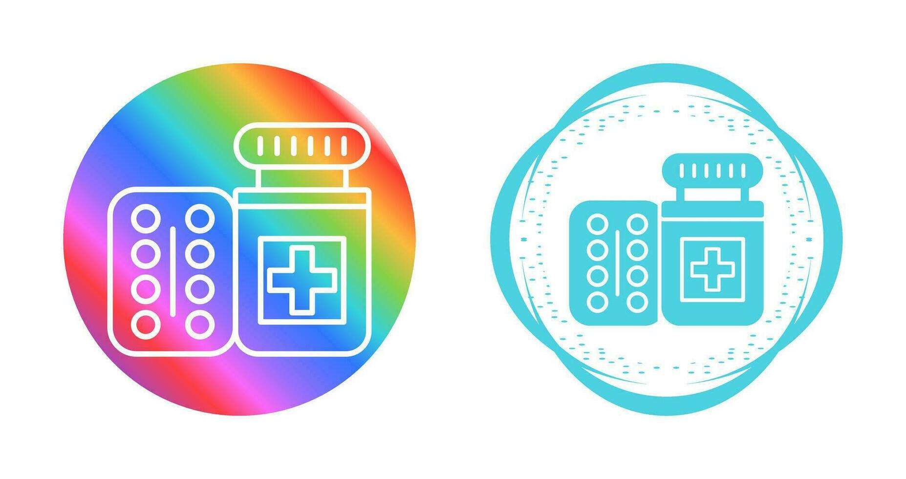 Pills Bottle Vector Icon