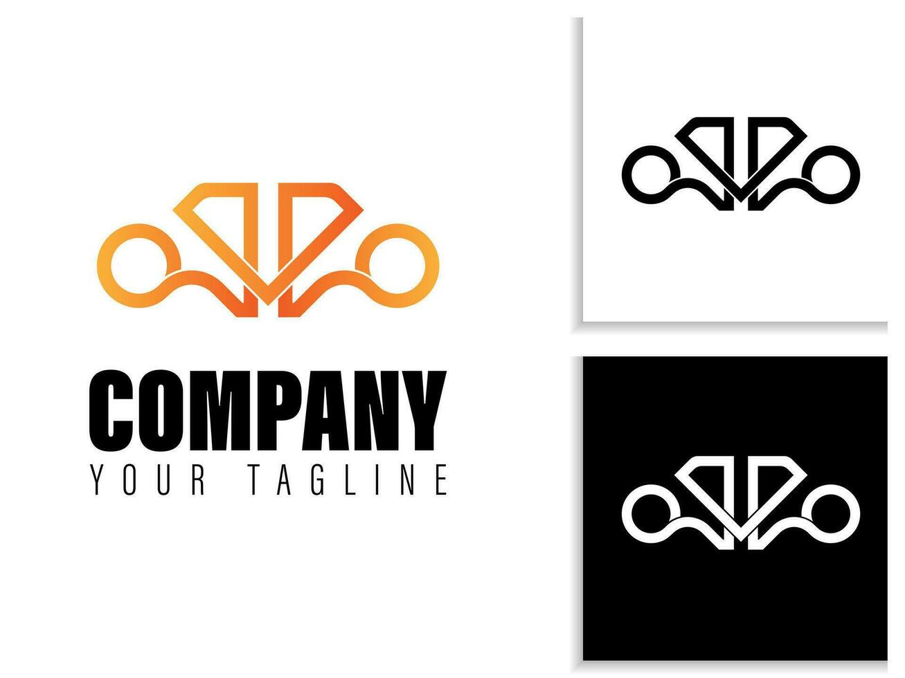 logo from the letters Q and R, suitable for any company vector