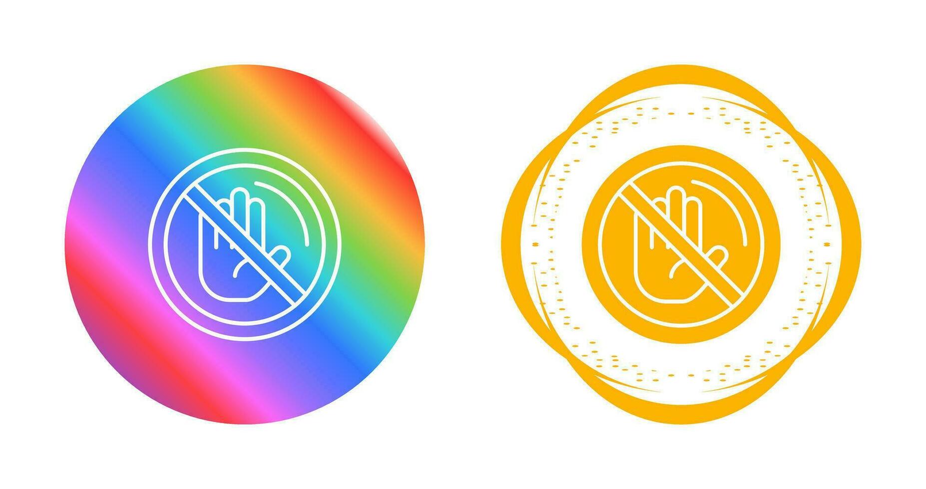 No Passing Vector Icon
