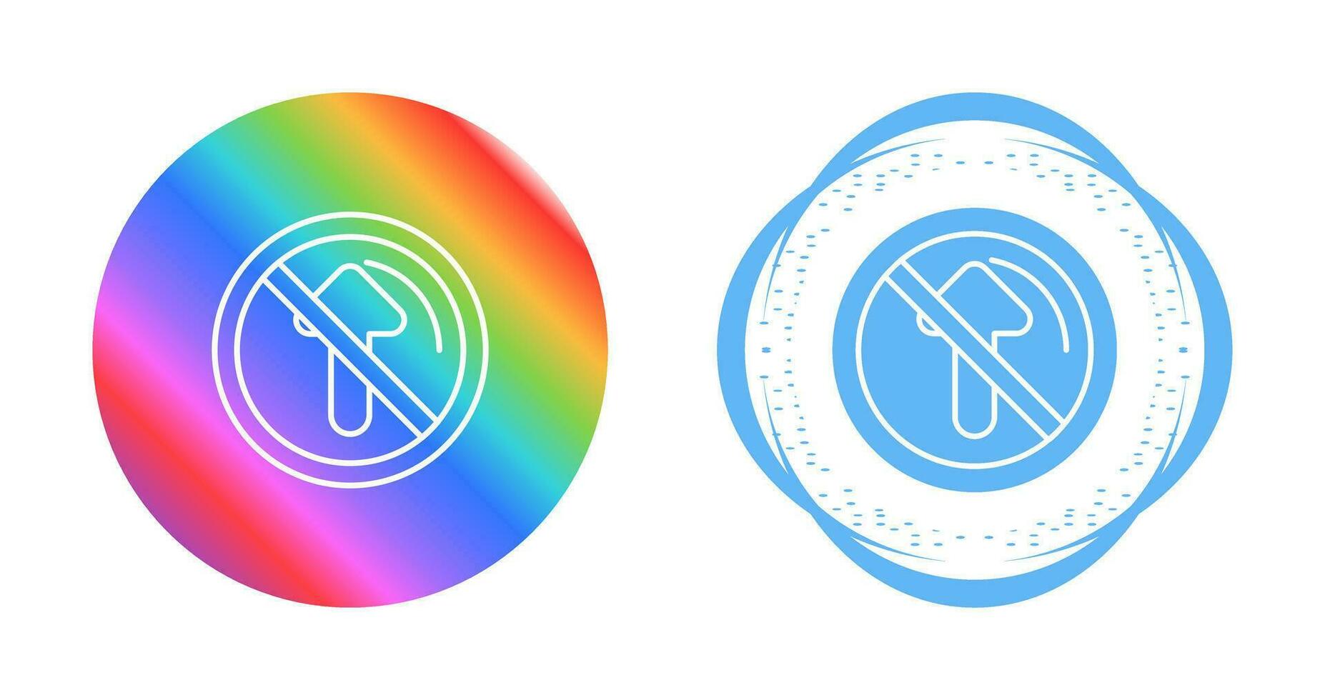 No Passing Vector Icon
