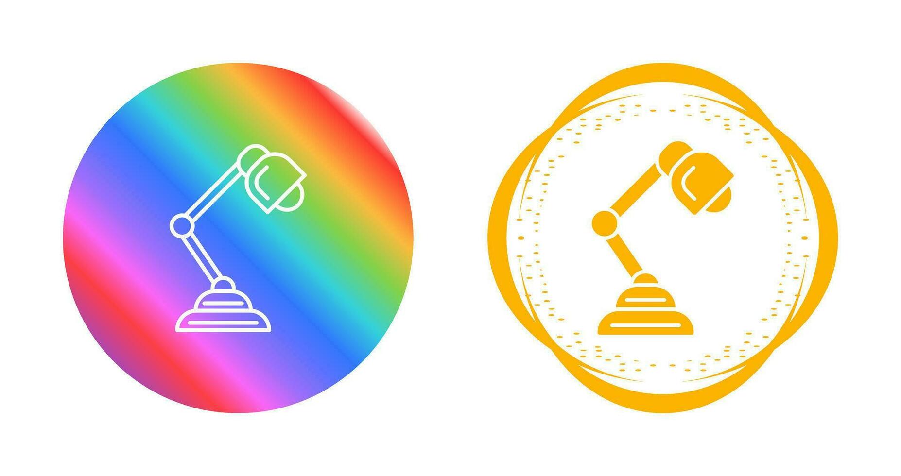 Table Lamp Vector Icon