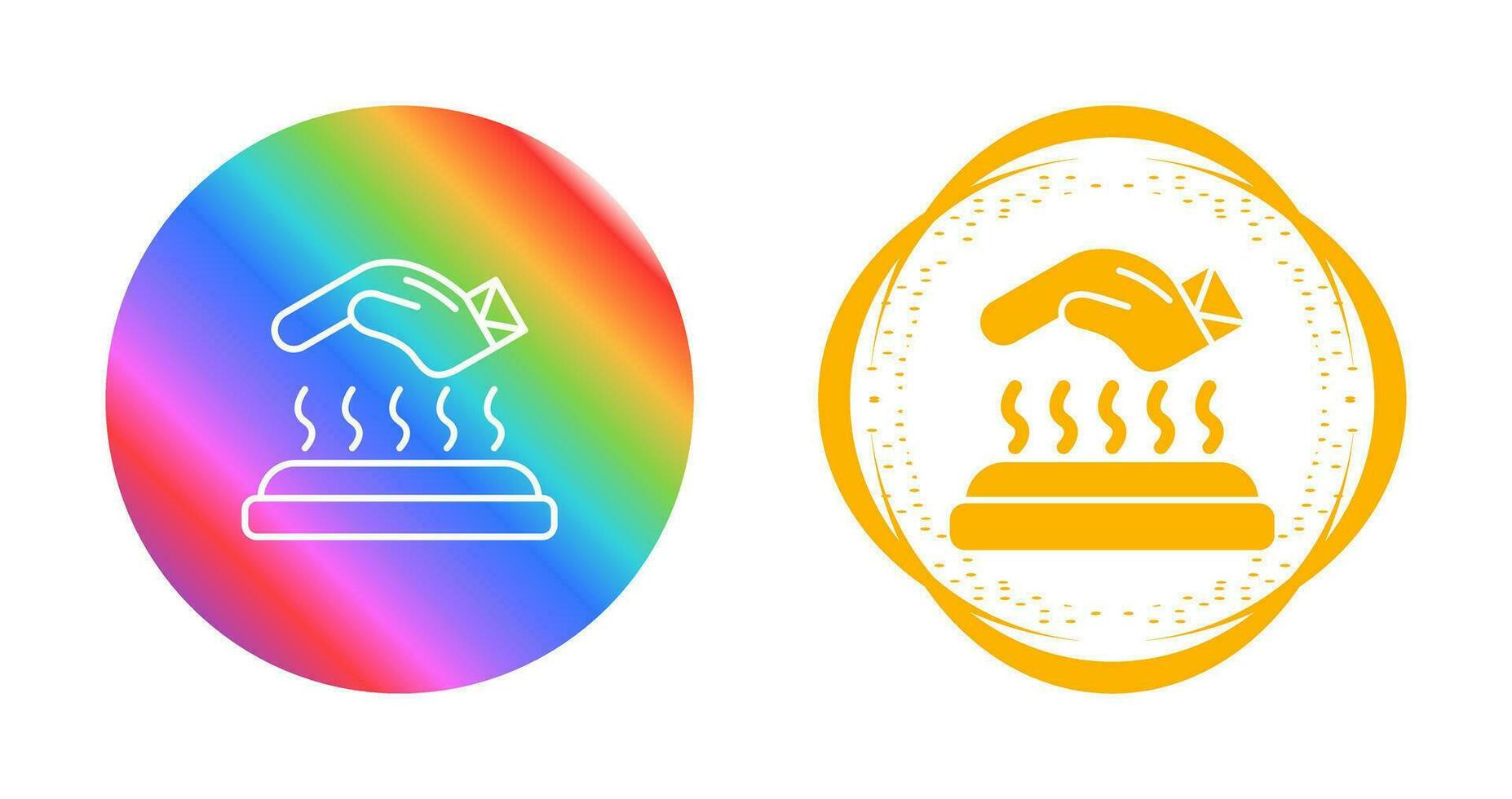 Hot Surface Vector Icon