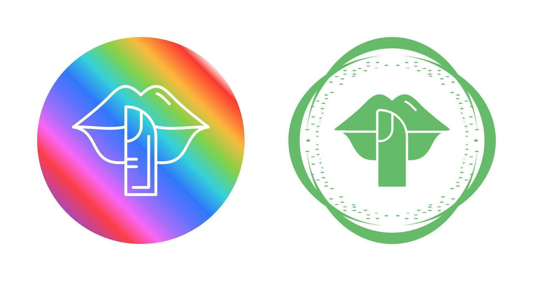Silence Vector Icon