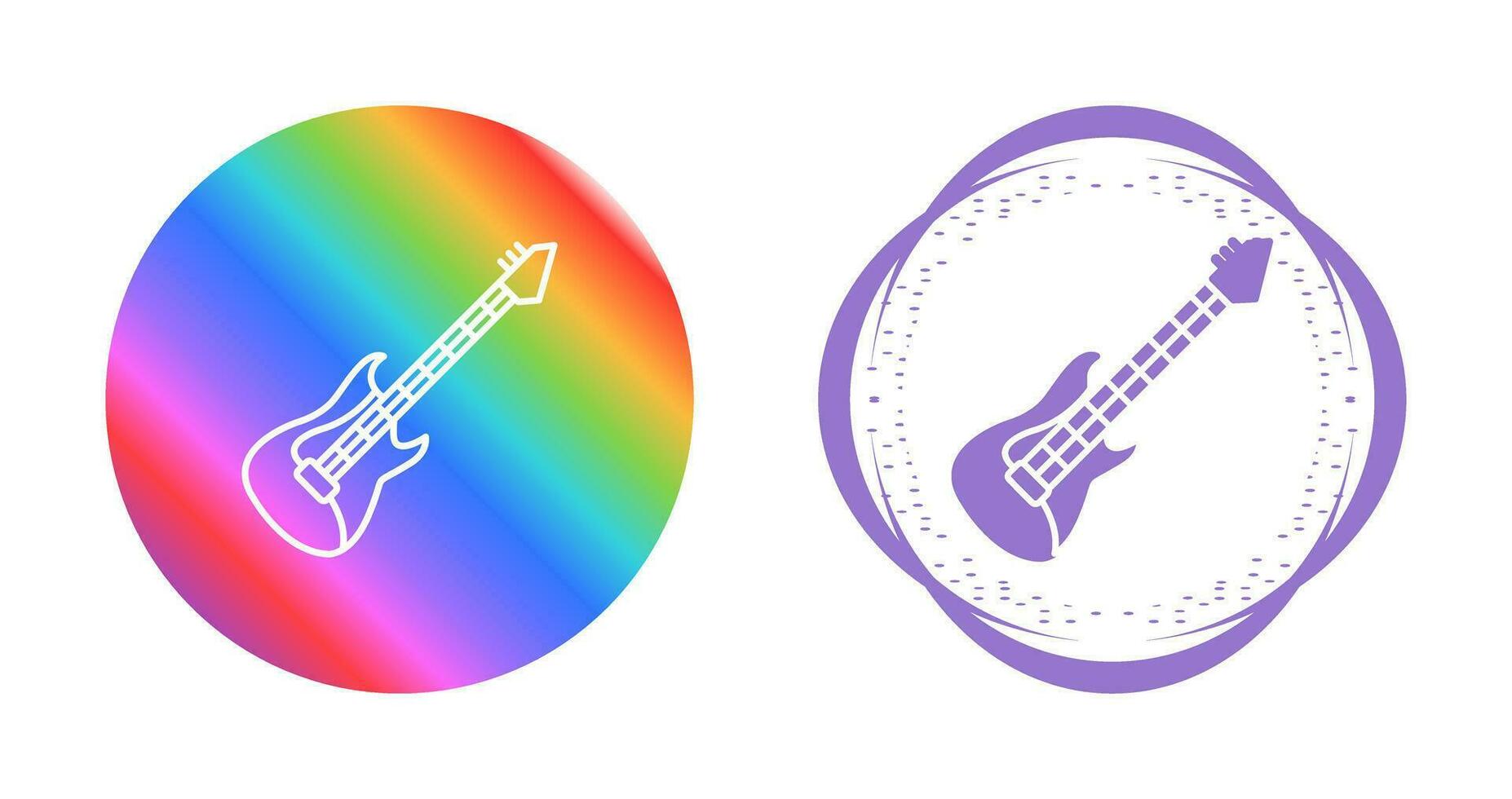 Electric Guitar Vector Icon