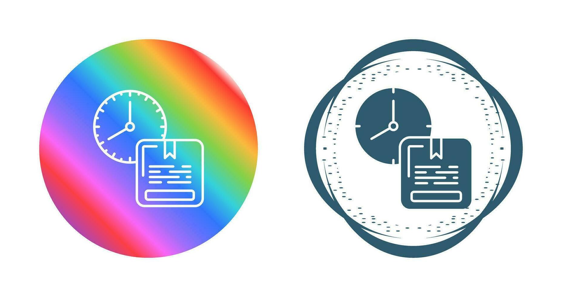 On Time Delivery Vector Icon
