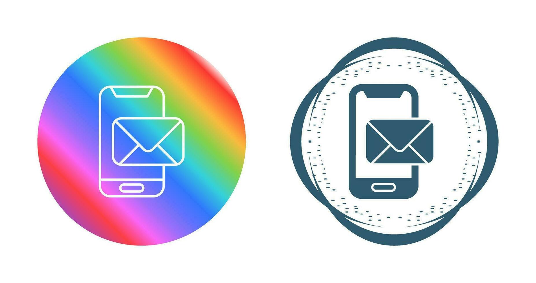Phone Mail Vector Icon