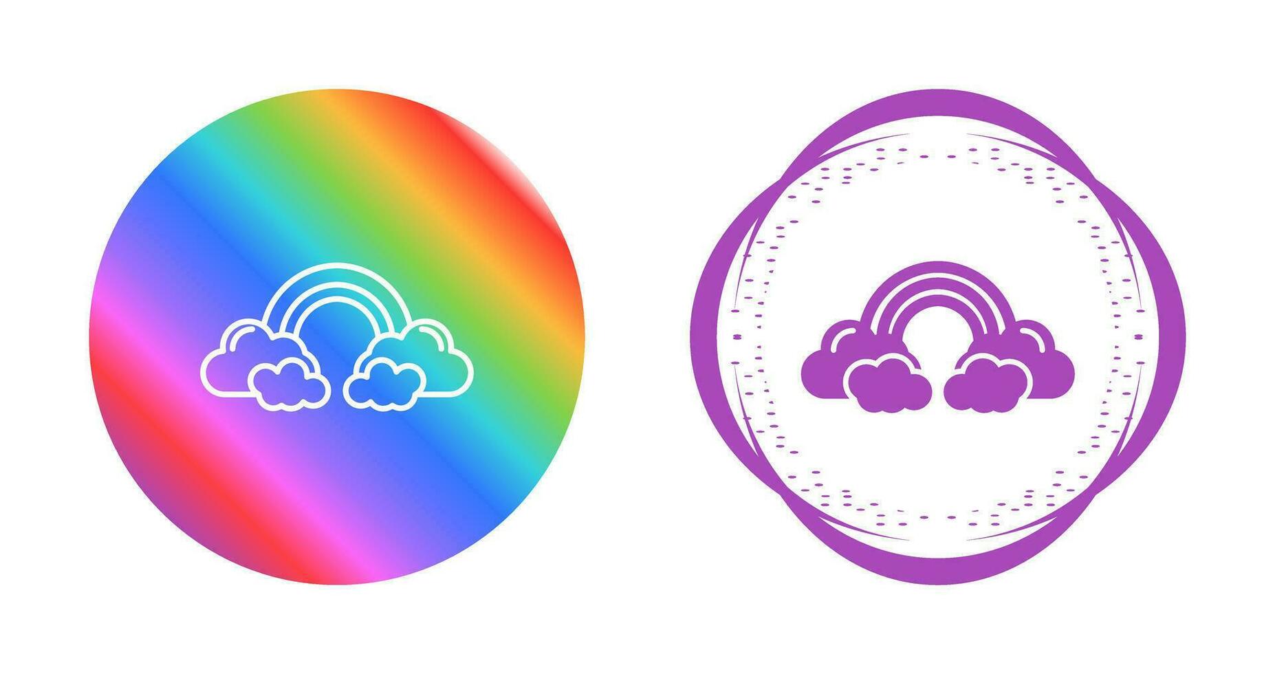 Rainbow Vector Icon