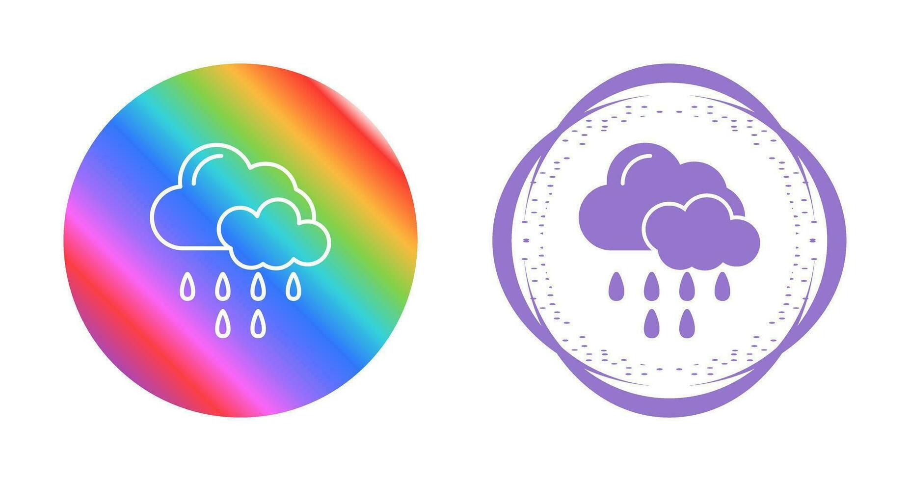 Rain Vector Icon