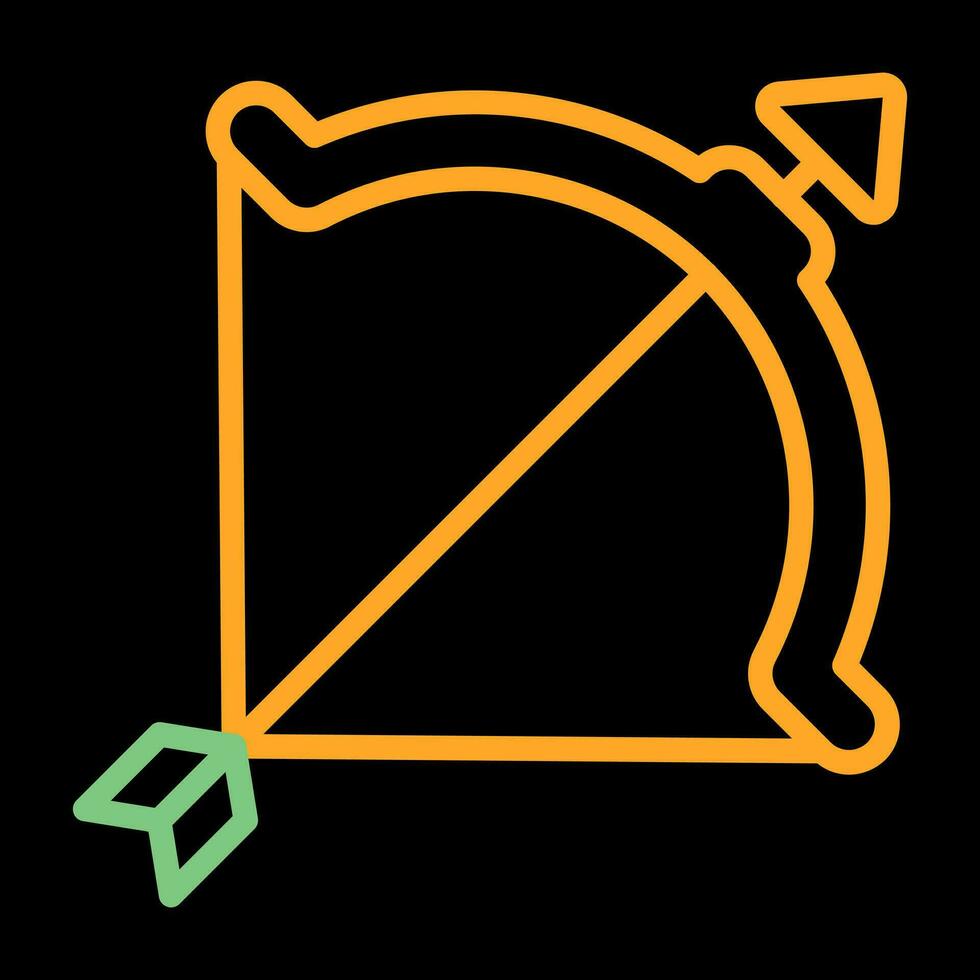 Bow and arrow Vector Icon