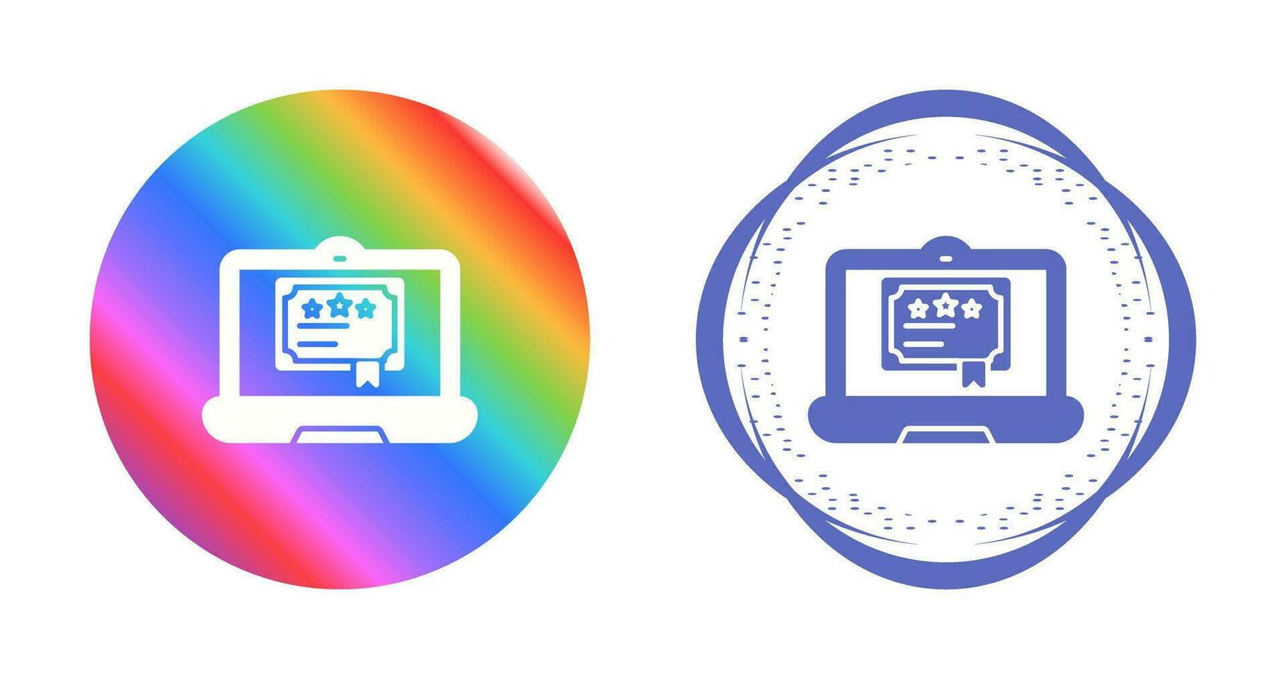 Digital Certificate Vector Icon