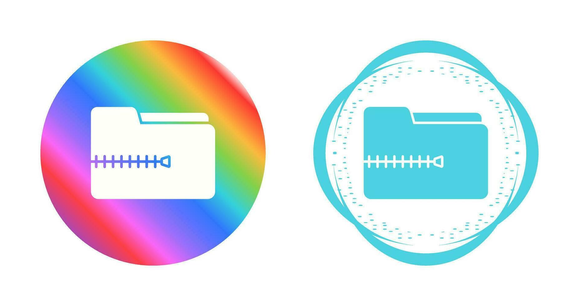 Zip File Vector Icon