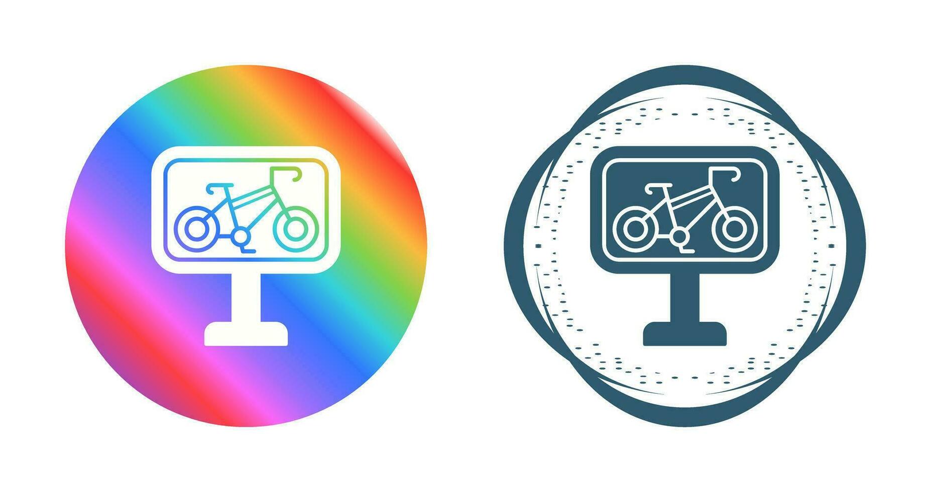 Bike Lane Vector Icon