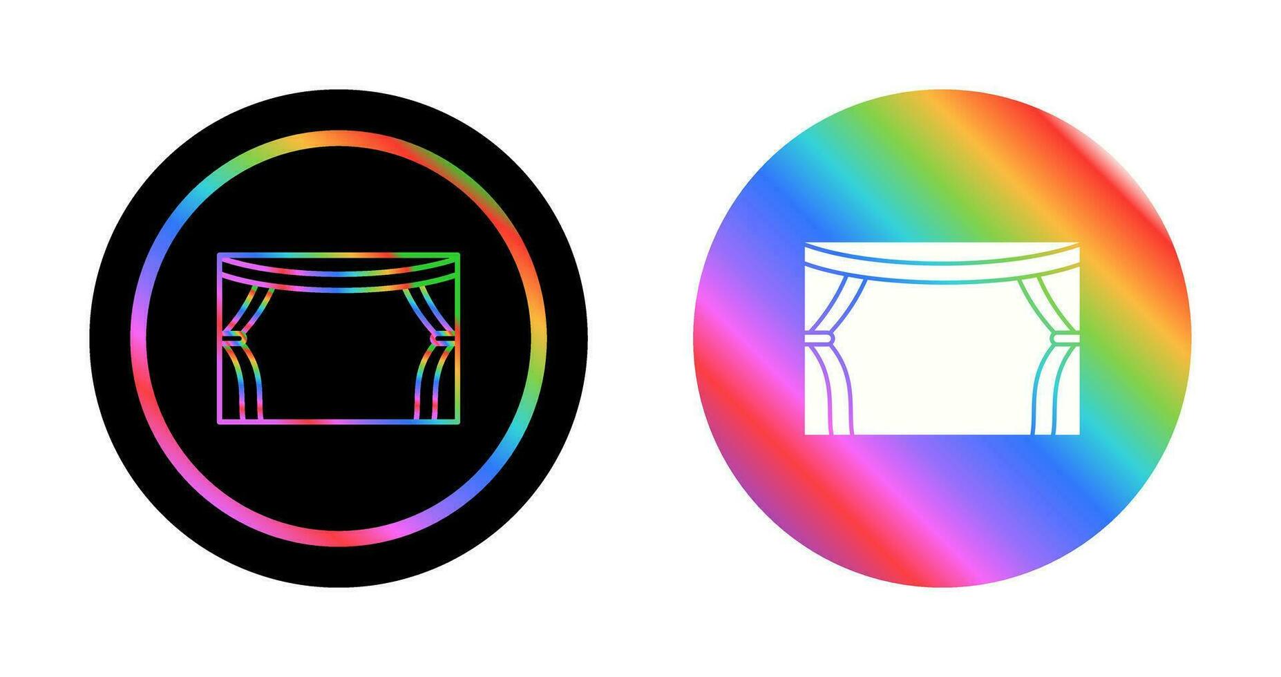 Stage Vector Icon