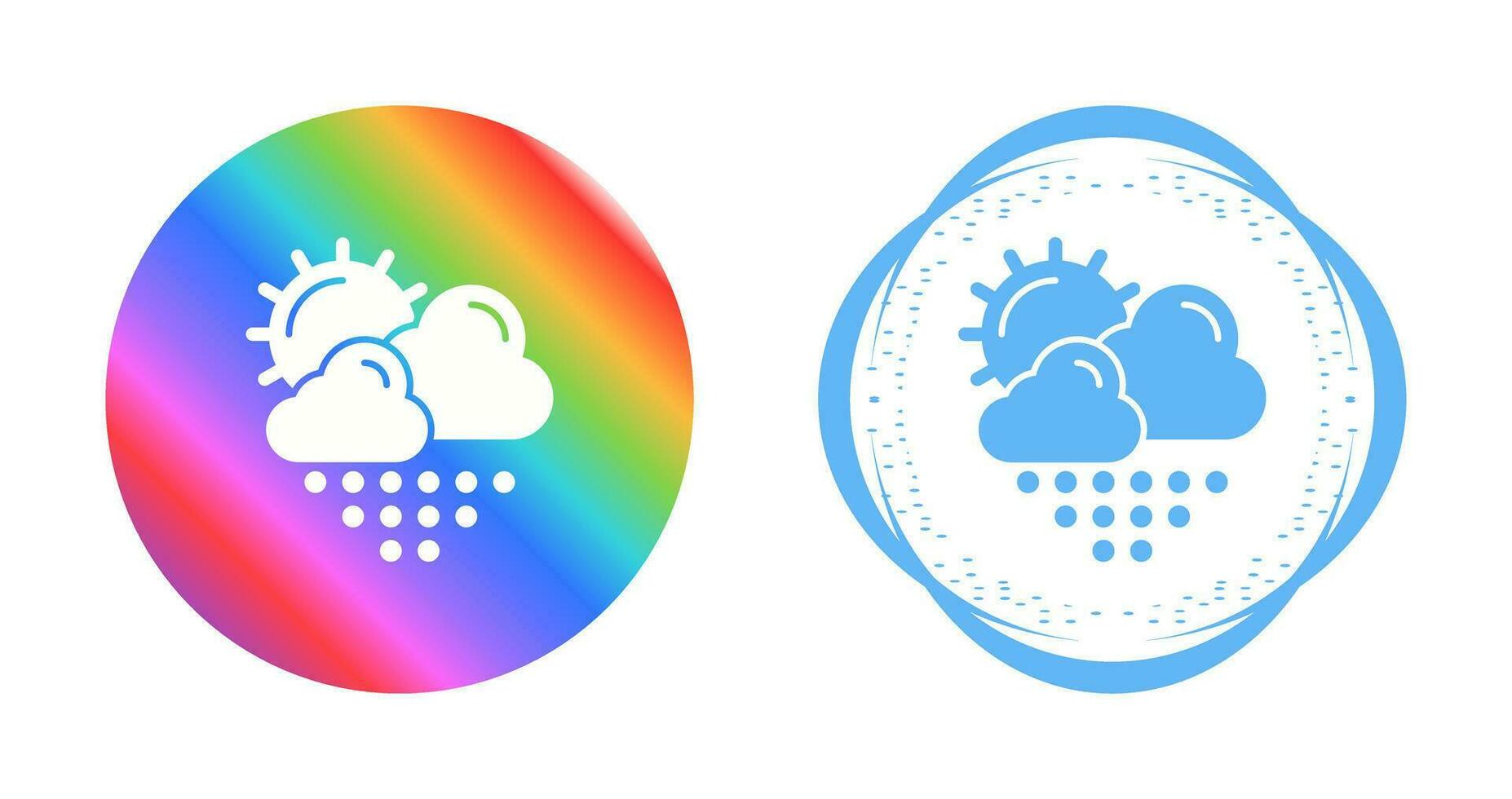 icono de vector de pronóstico del tiempo