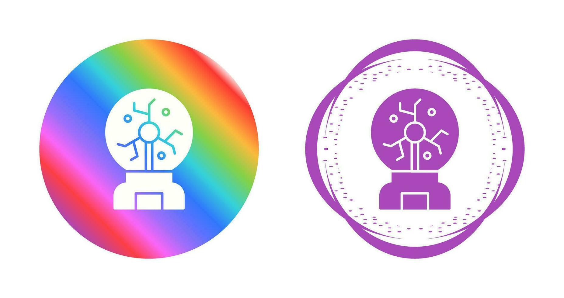 Plasma Ball Vector Icon
