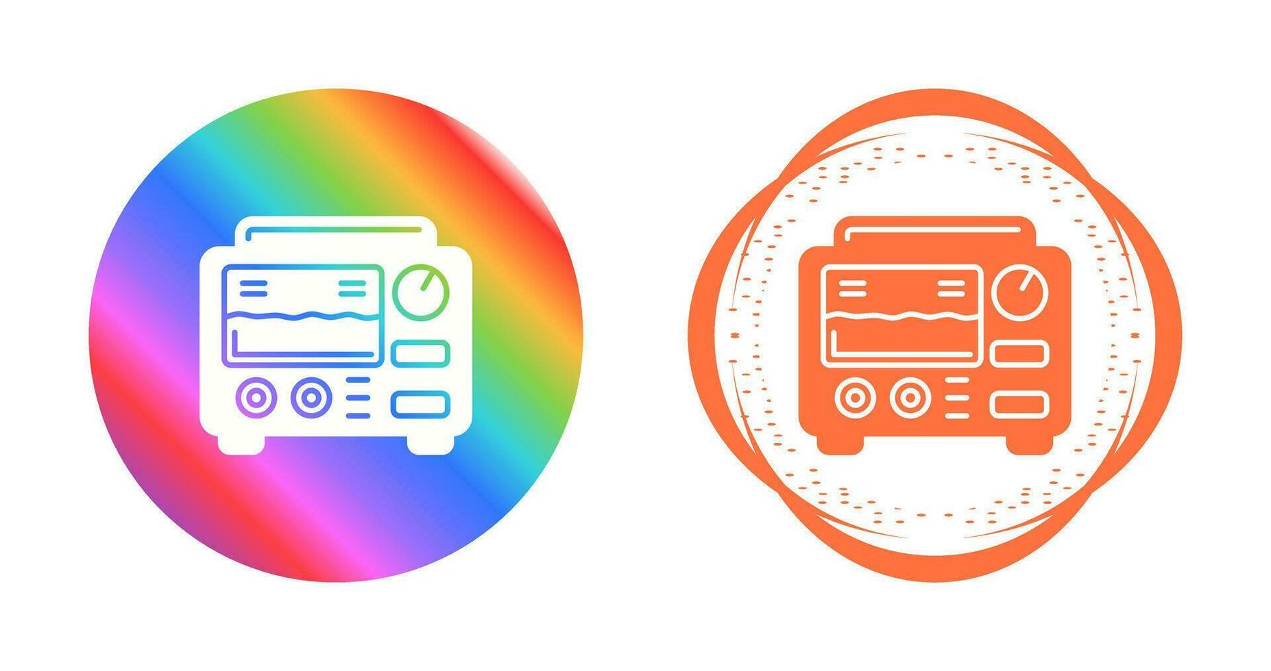Oscilloscope Vector Icon