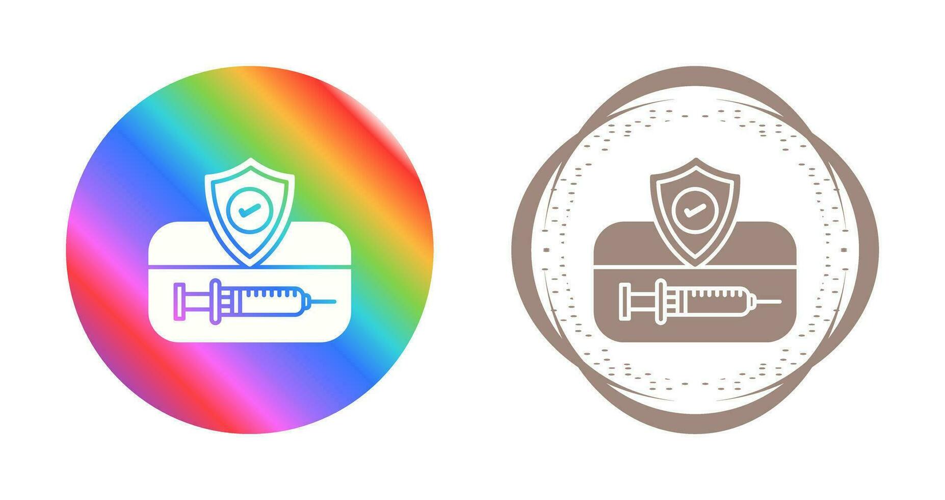 Vaccination Card Vector Icon