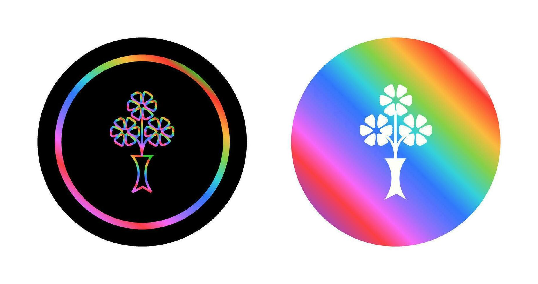 Flower Bunch Vector Icon