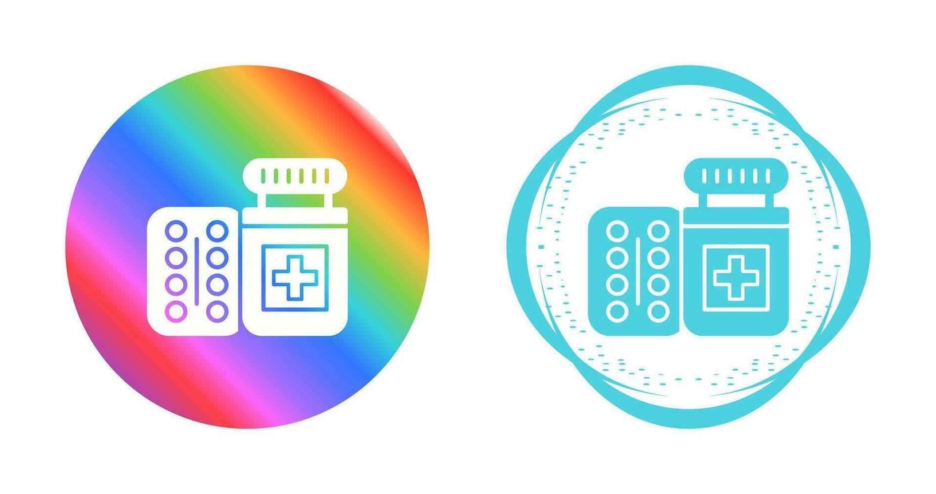 Pills Bottle Vector Icon