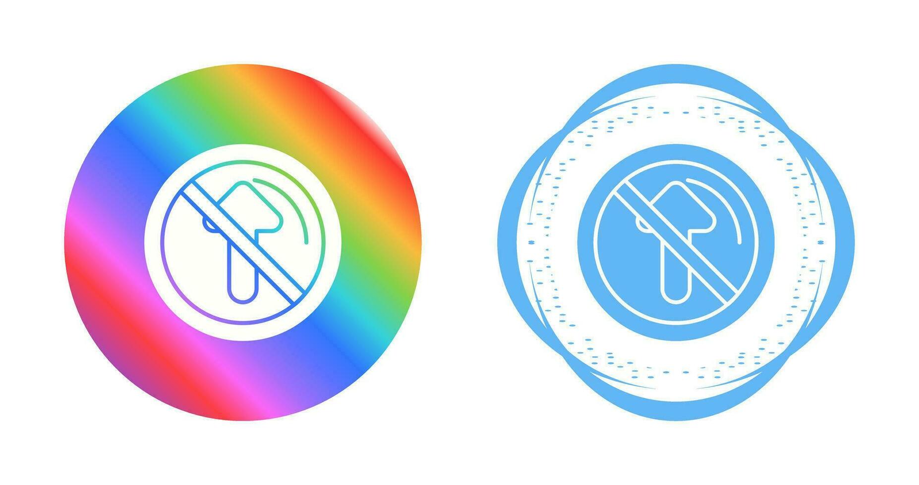 No Passing Vector Icon