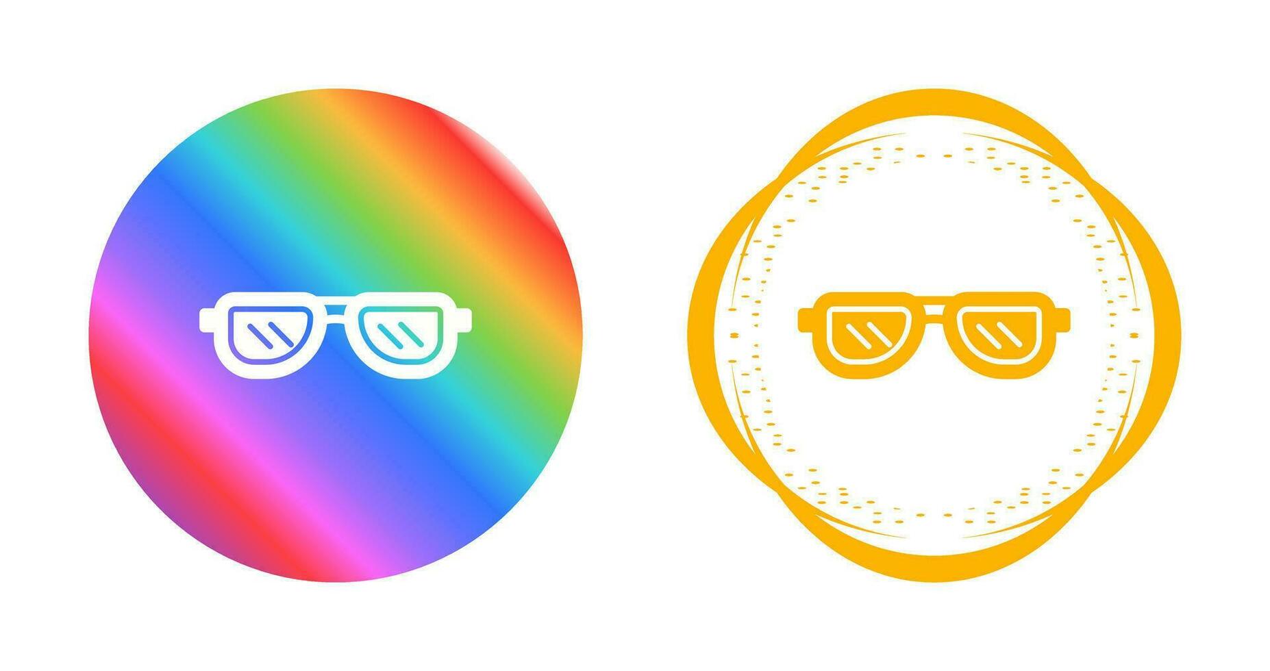 icono de vector de gafas