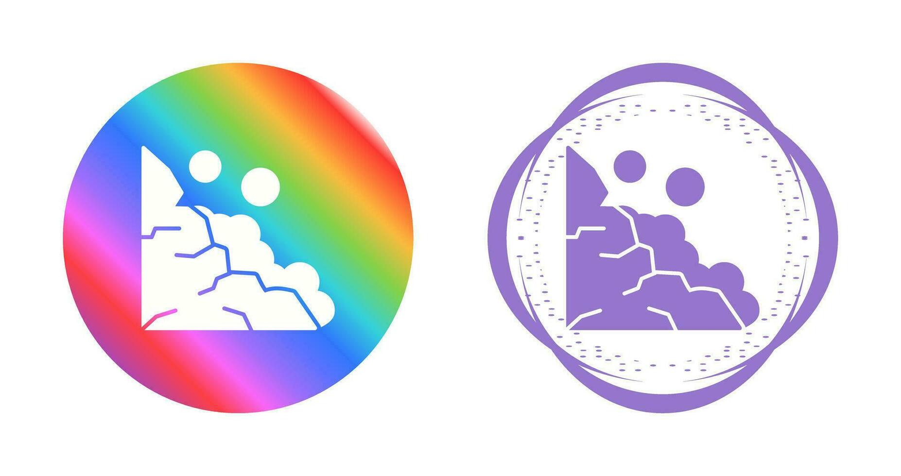 Landslide Vector Icon