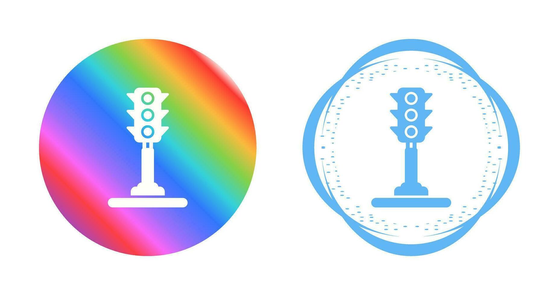 icono de vector de semáforo