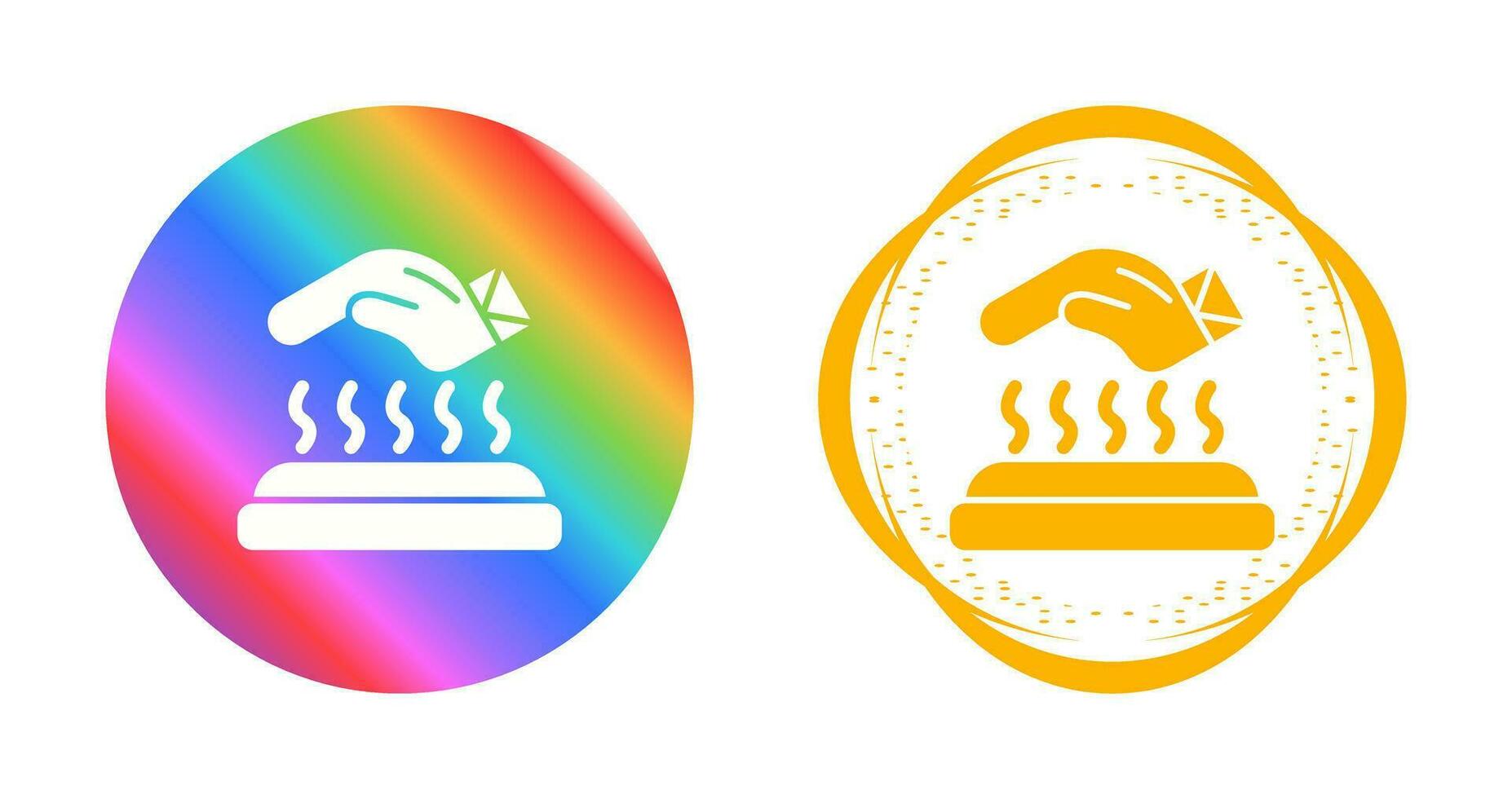 Hot Surface Vector Icon