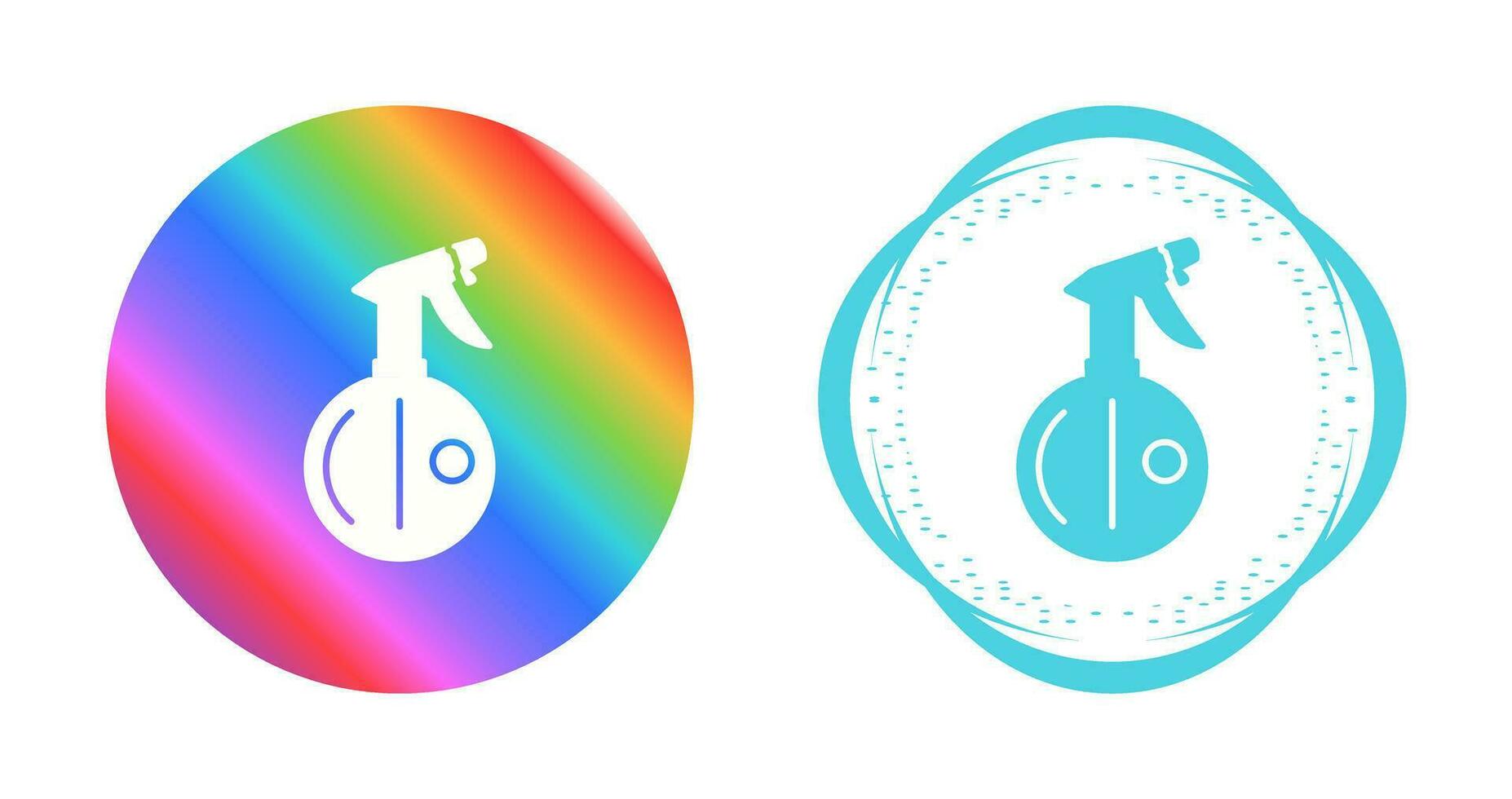 Water Spray bottle Vector Icon