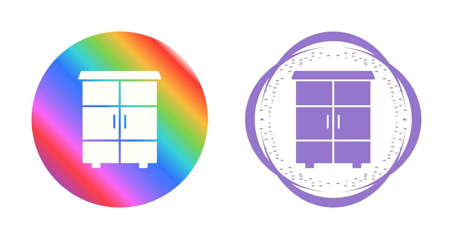 Shelves Cabinet Vector Icon