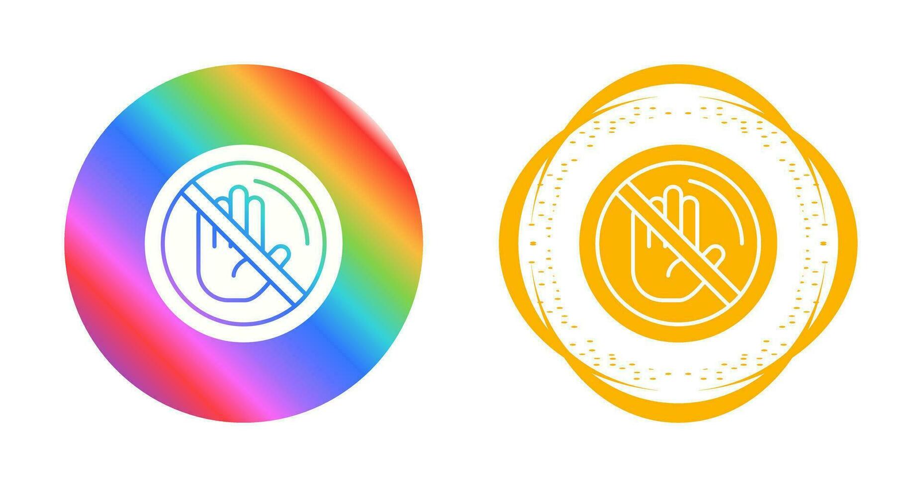 No Passing Vector Icon