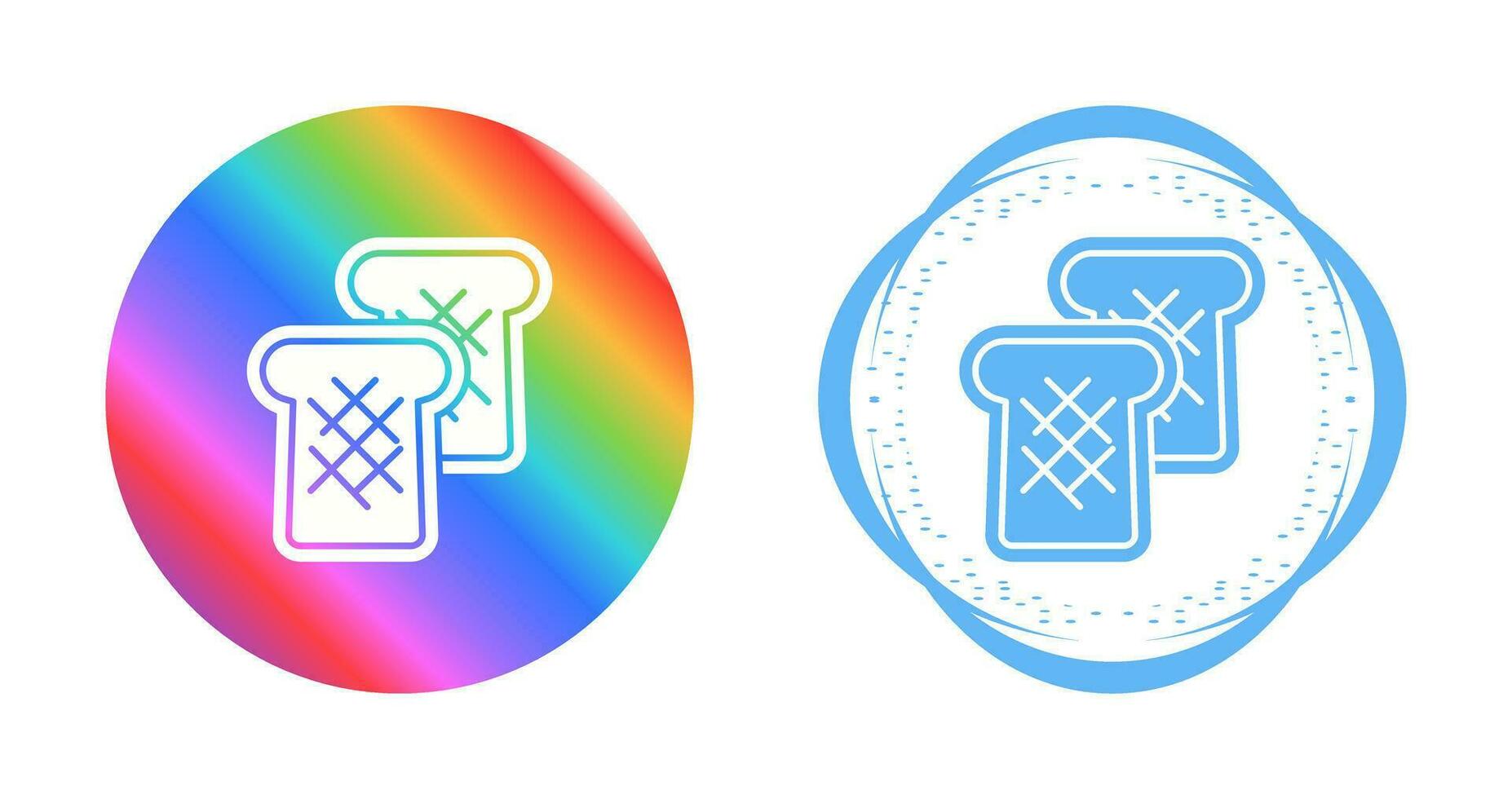 Toast Bread Vector Icon