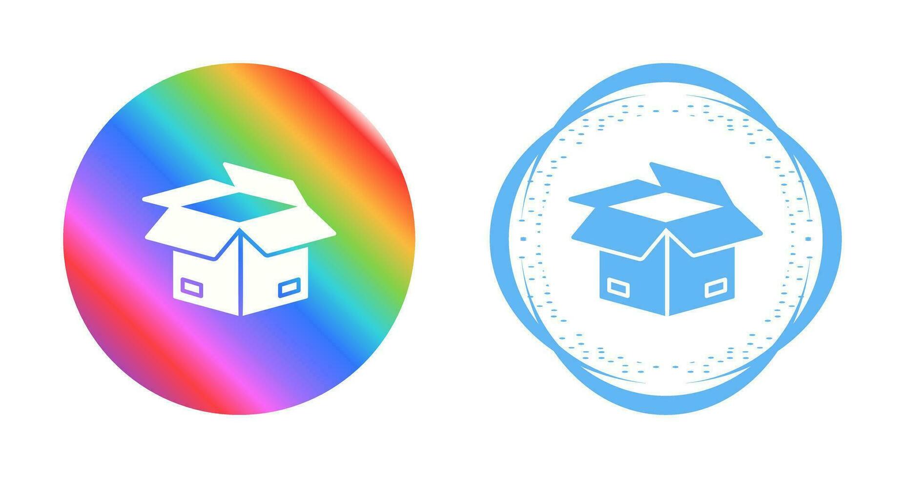 Open Box Vector Icon