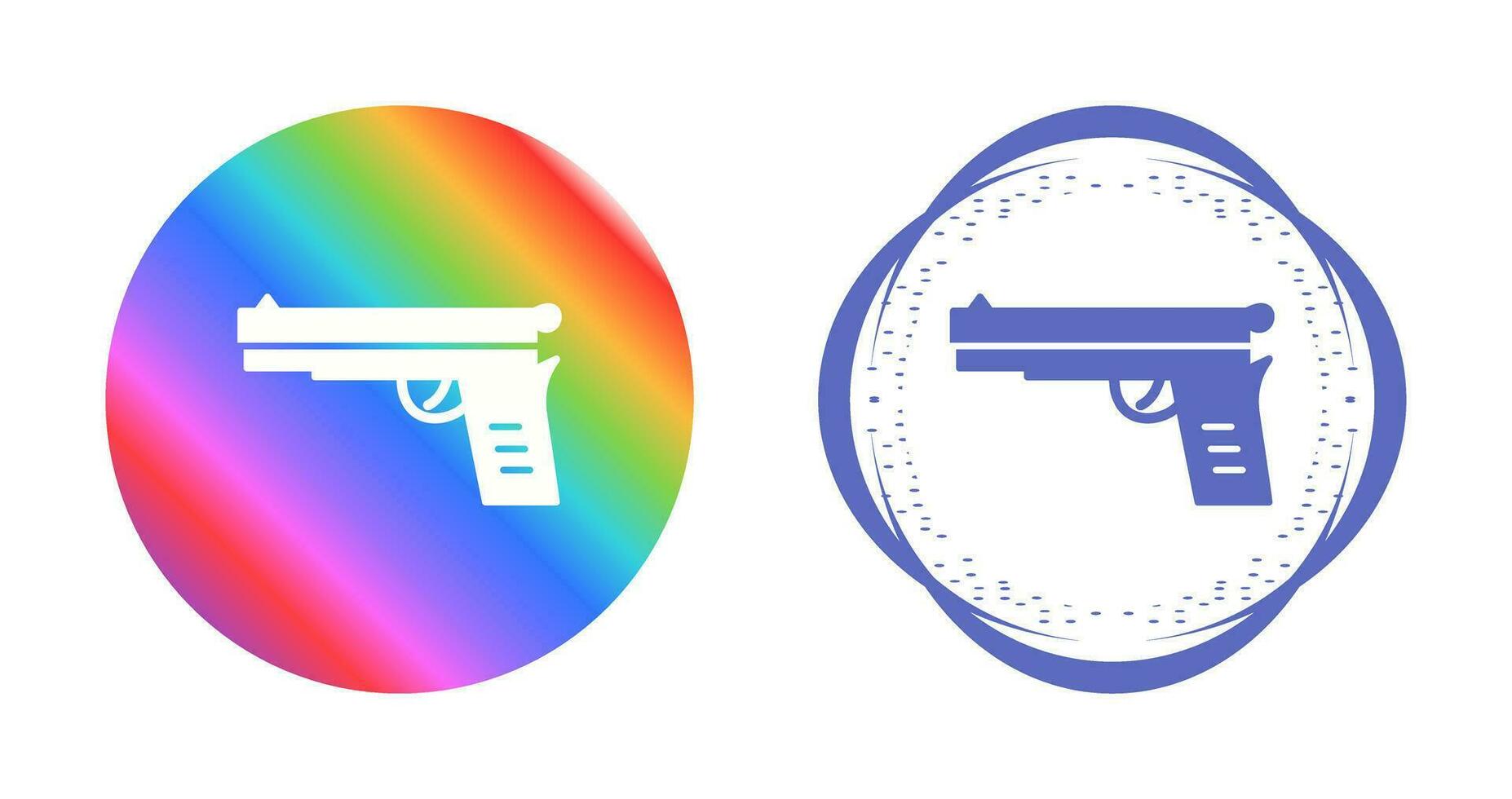 Pistol Vector Icon