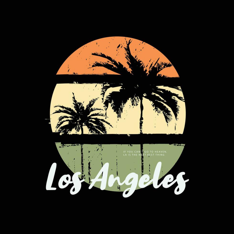 los angeles ilustración tipografía para t camisa, póster, logo, pegatina, o vestir mercancías vector