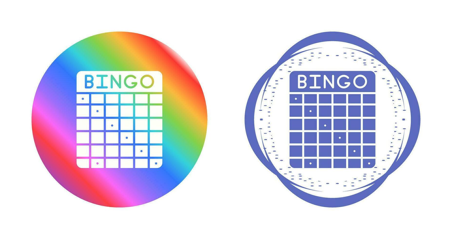 icono de vector de bingo