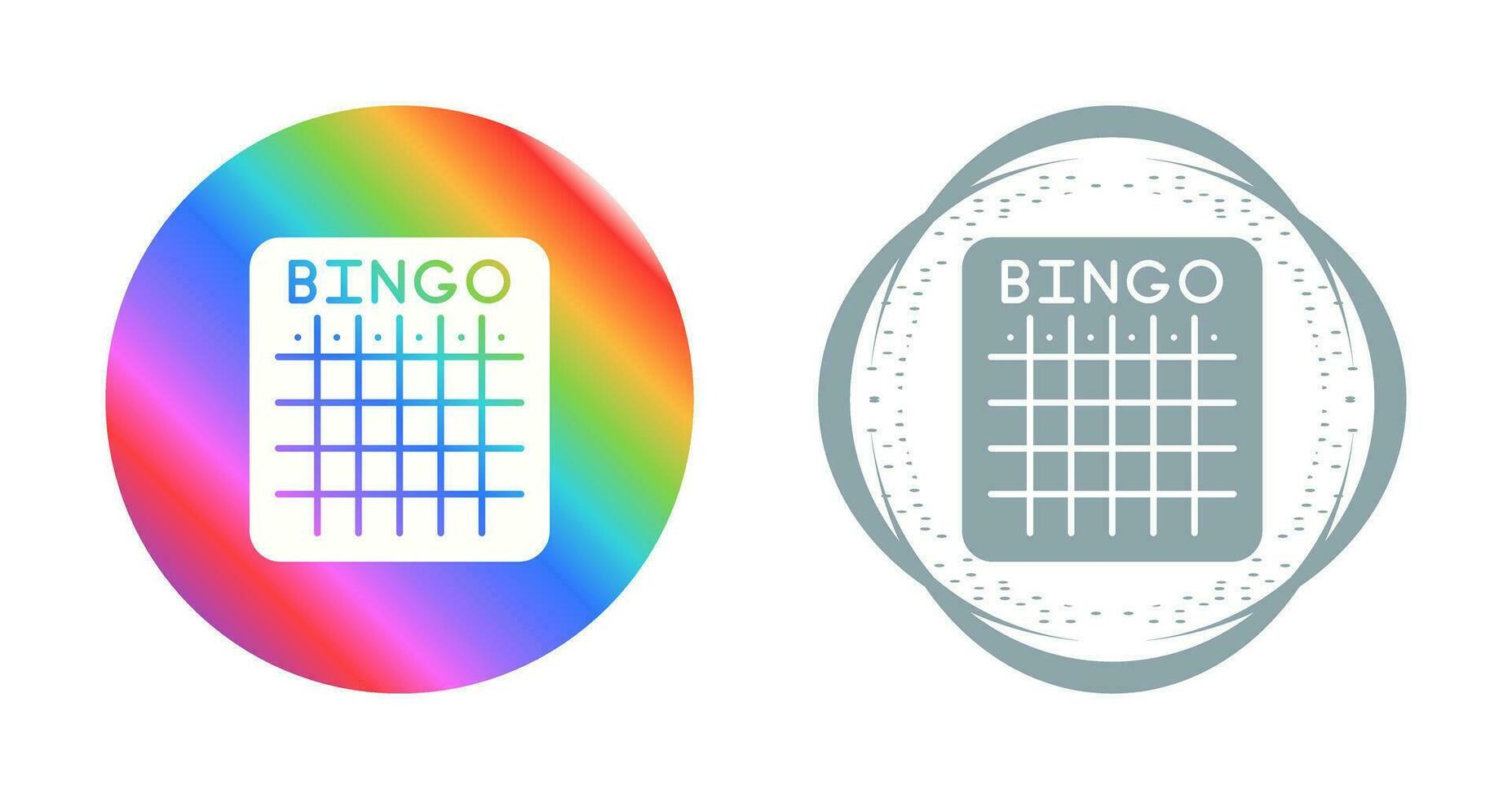 icono de vector de bingo