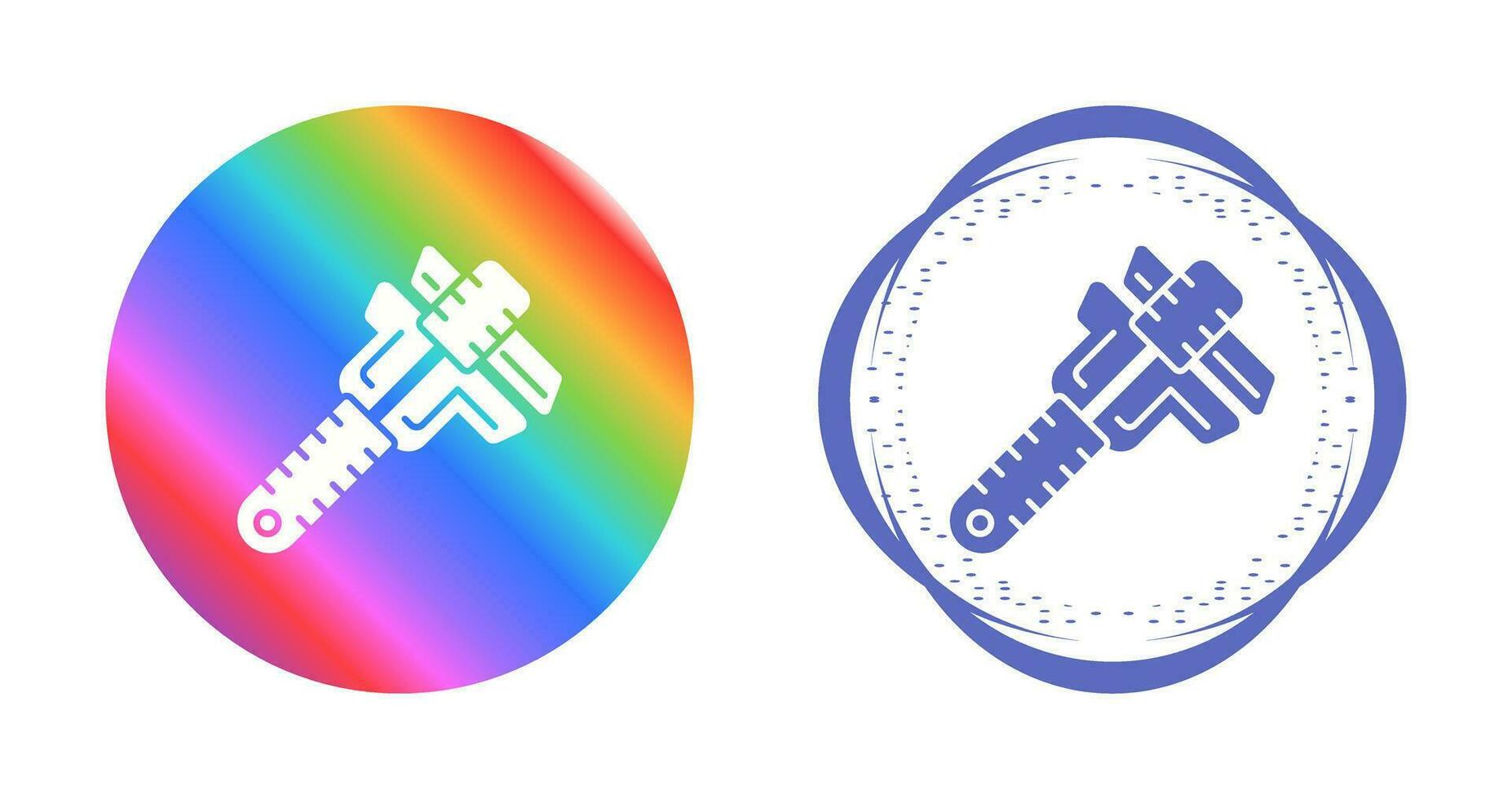 Vernier Caliper Vector Icon